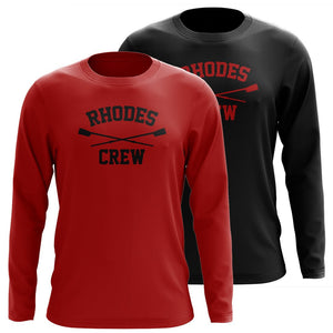 Custom Rhodes Crew Long Sleeve Cotton T-Shirt