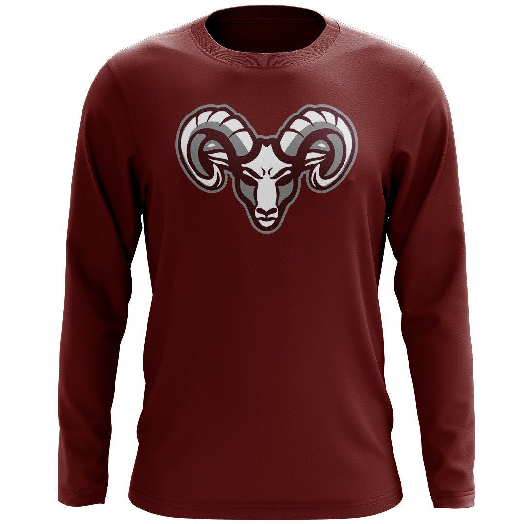Custom Worcester Academy Long Sleeve Cotton T-Shirt