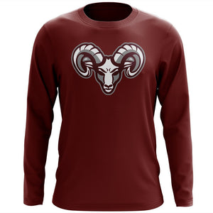 Custom Worcester Academy Long Sleeve Cotton T-Shirt