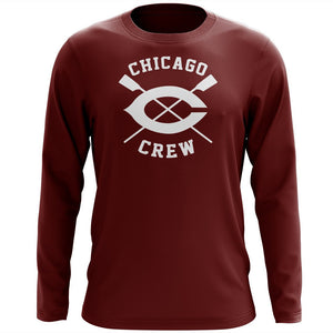 University of Chicago Crew Long Sleeve Cotton T-Shirt
