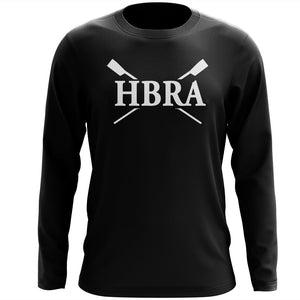Custom Humboldt Bay Rowing Association Long Sleeve Cotton T-Shirt