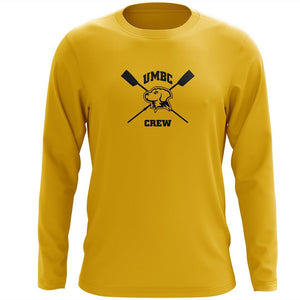 Custom UMBC Crew Long Sleeve Cotton T-Shirt