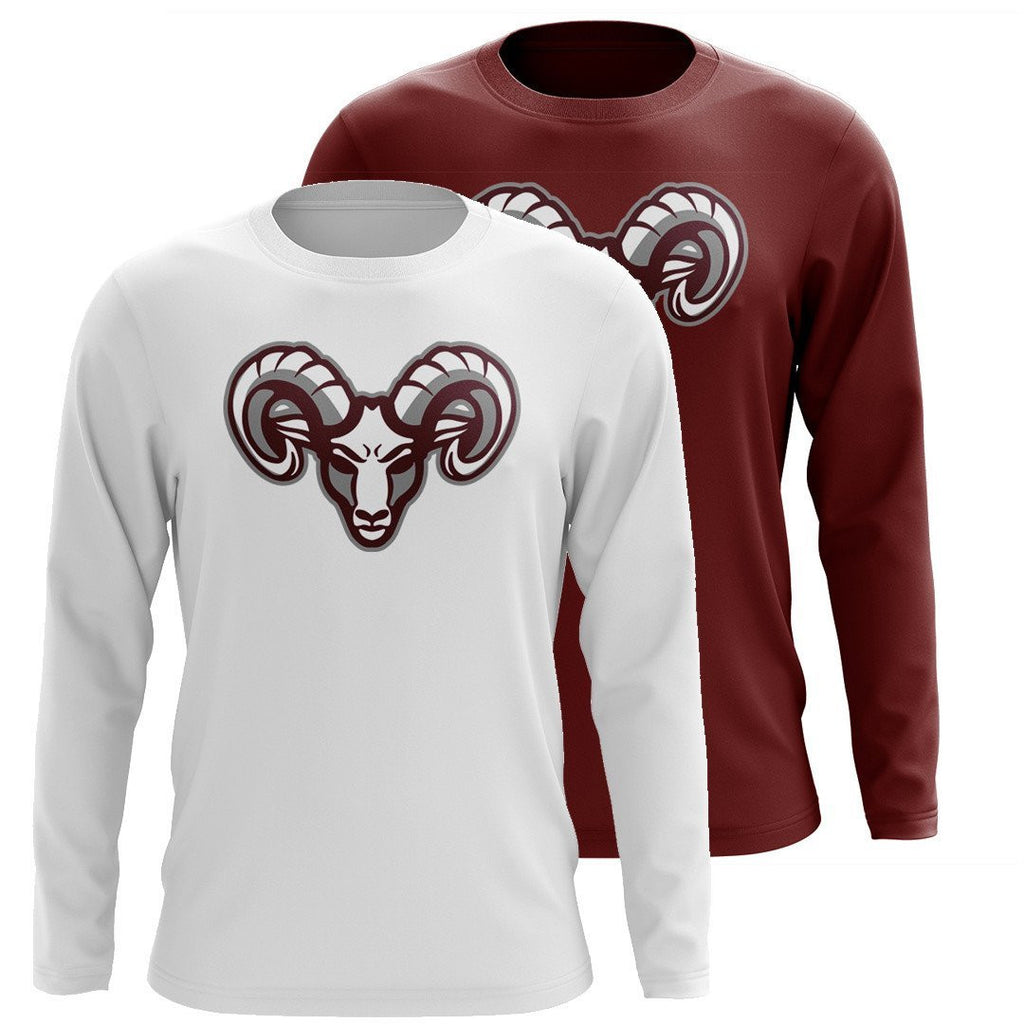 Custom Worcester Academy Long Sleeve Cotton T-Shirt