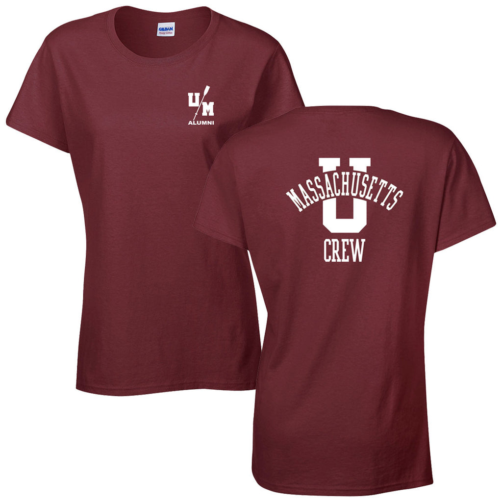 100% Cotton UMASS Alumni Women's Team Spirit T-Shirt
