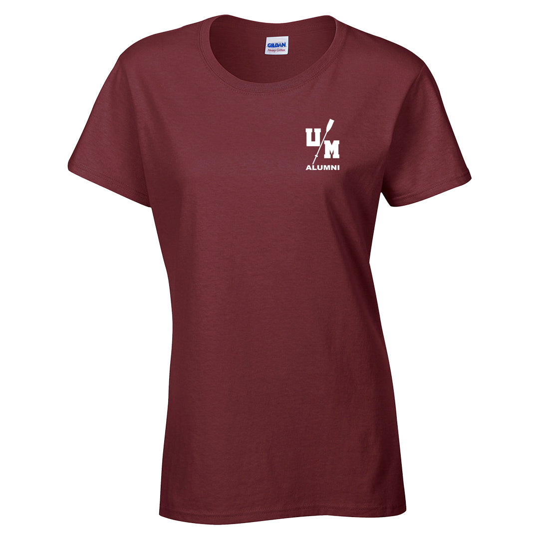 100% Cotton UMASS Alumni Women's Team Spirit T-Shirt