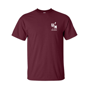 100% Cotton UMASS Alumni Men's Team Spirit T-Shirt