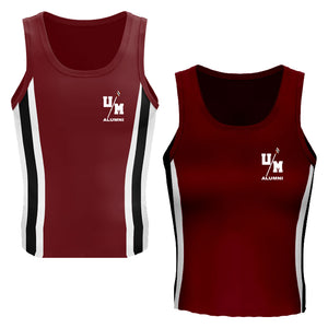 UMASS Alumni Striped Dryflex Lycra Tank