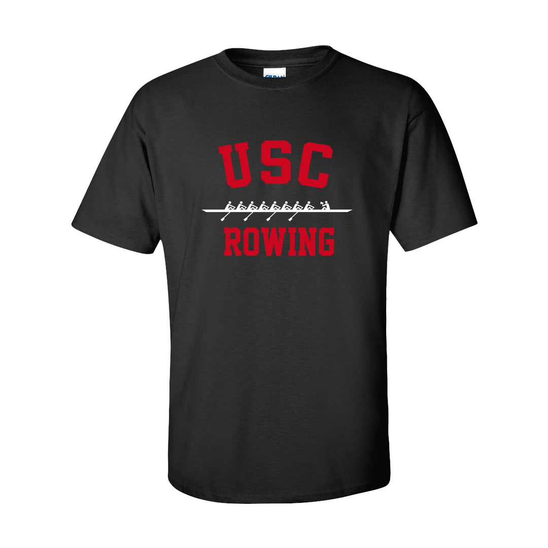 100% Cotton USC Rowing Men's Team Spirit T-Shirt