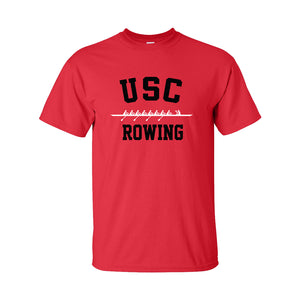 100% Cotton USC Rowing Men's Team Spirit T-Shirt
