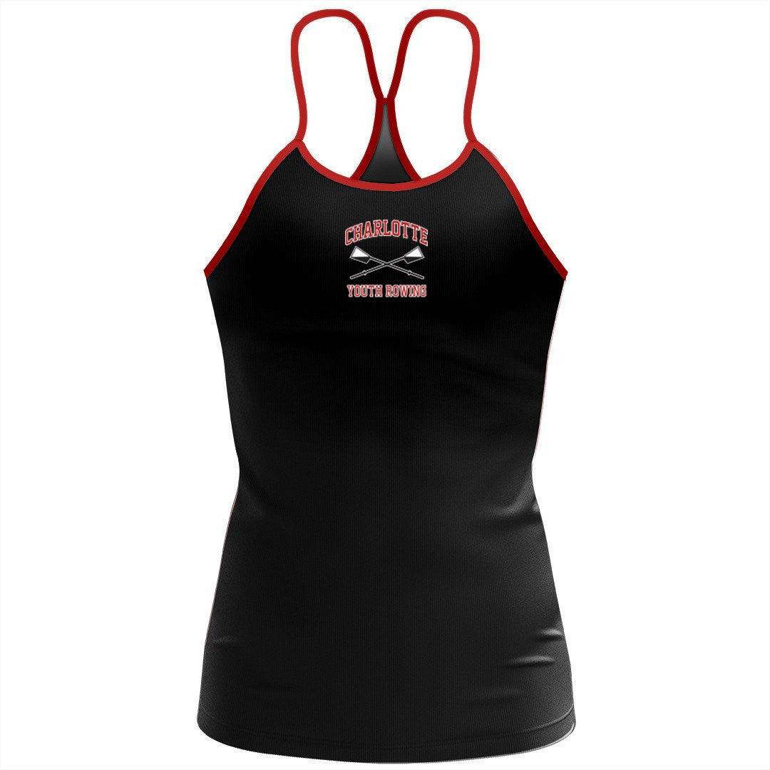 Charlotte Youth Rowing Club Women's Sassy Strap Tank