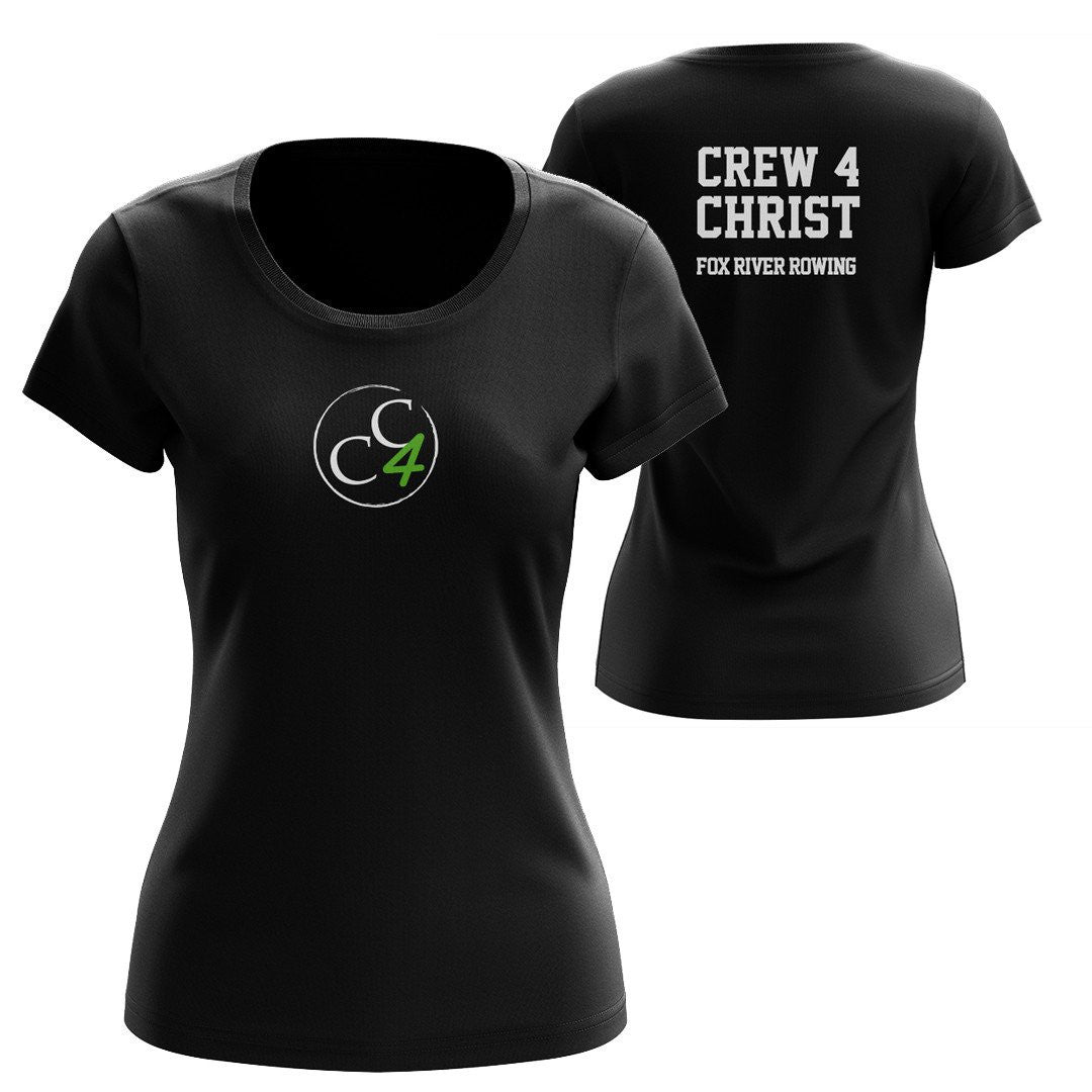 100% Cotton Crew 4 Christ Women's Team Spirit T-Shirt