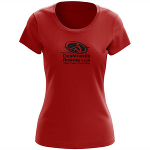 100% Cotton Des Moines Rowing Club  Women's Team Spirit T-Shirt