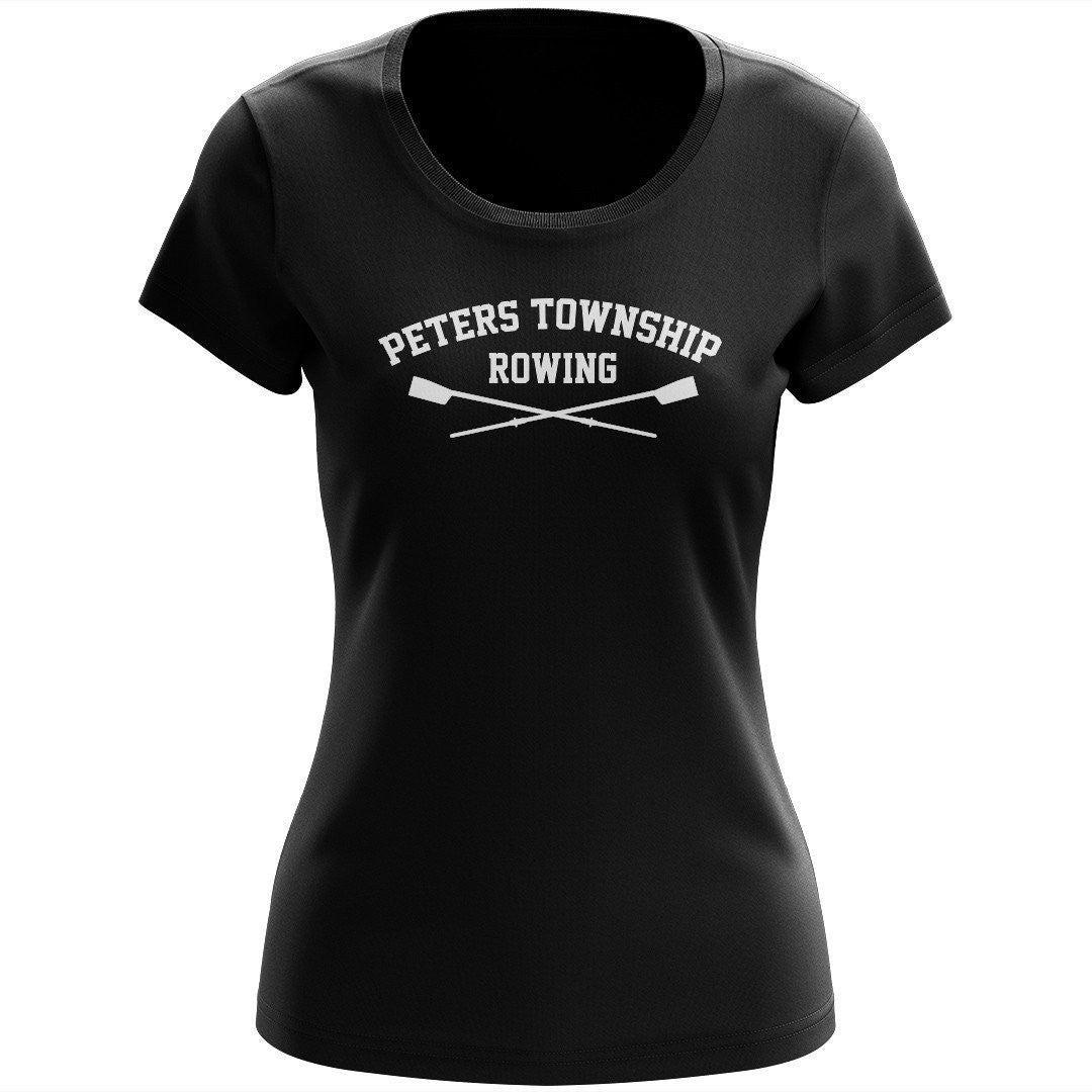 100% Cotton Peters Township Rowing Club Women's Team Spirit T-Shirt