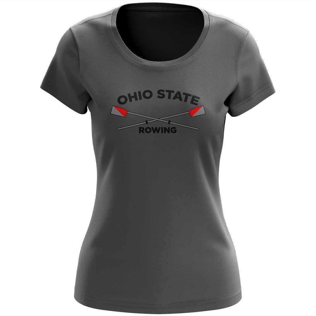 100% Cotton Ohio State Rowing Women's Team Spirit T-Shirt