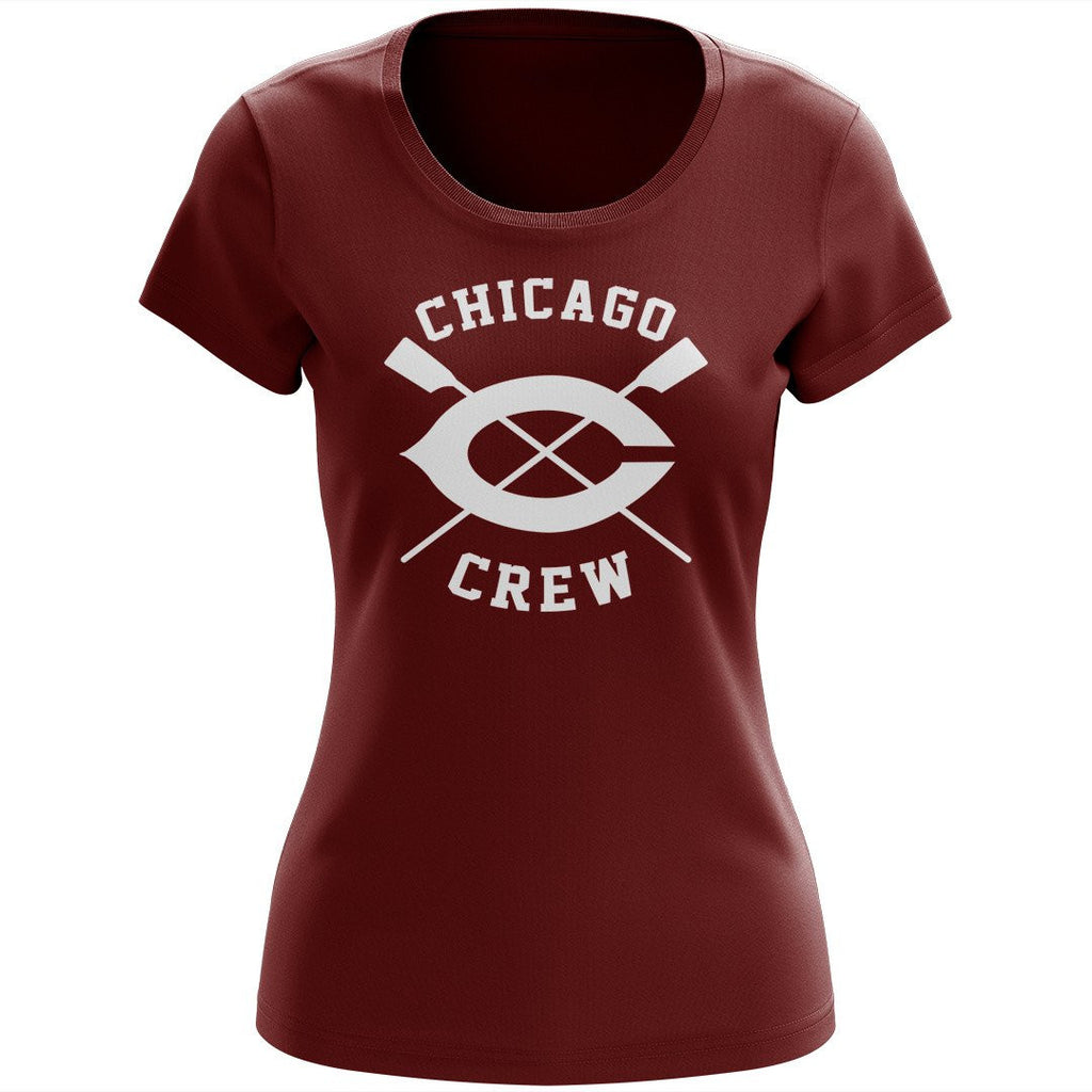 100% Cotton University of Chicago Crew Women's Team Spirit T-Shirt