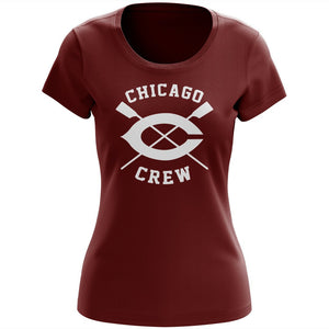 100% Cotton University of Chicago Crew Women's Team Spirit T-Shirt