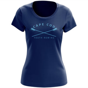100% Cotton Cape Cod Youth Rowing Women's Team Spirit T-Shirt