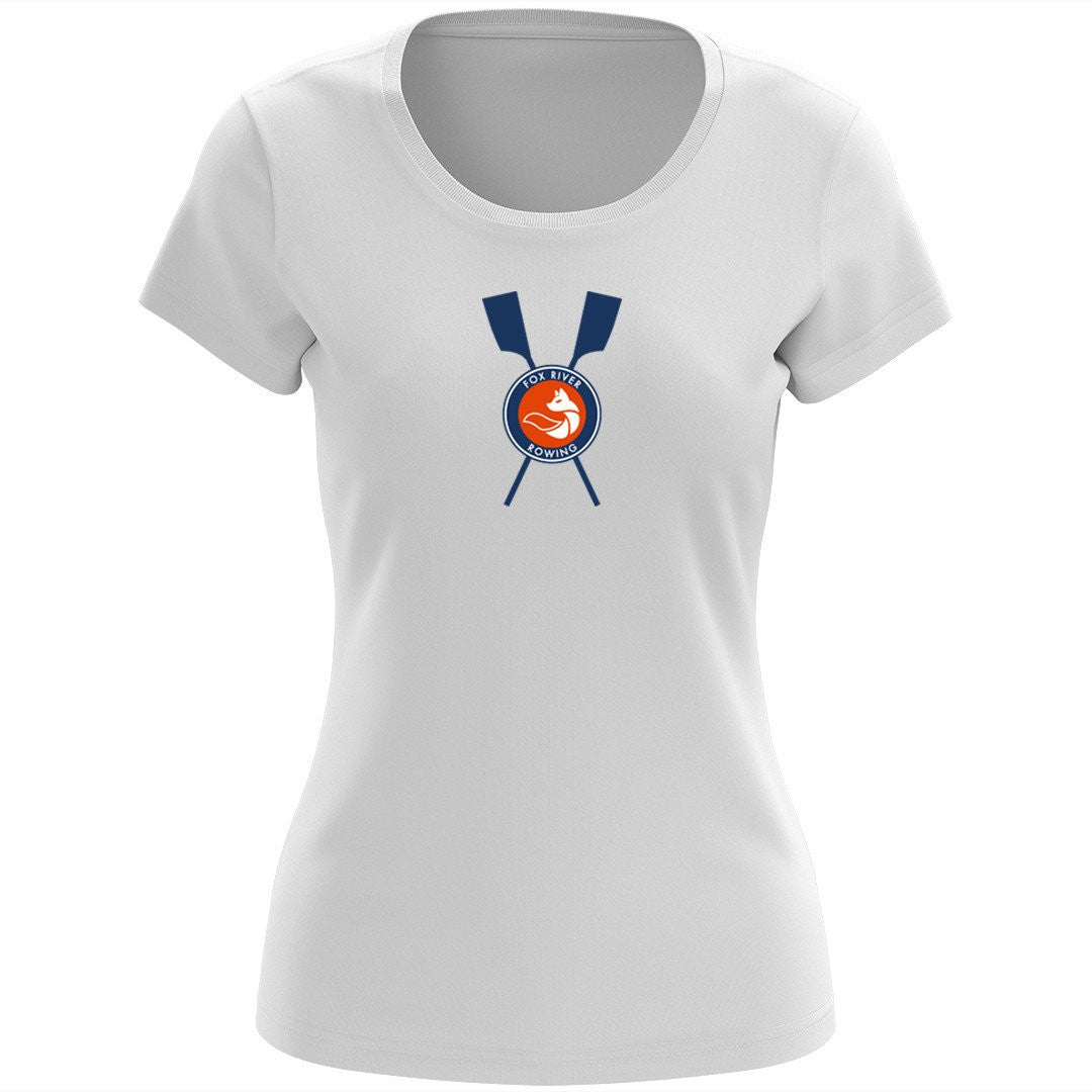 100% Cotton Fox River Rowing Association Women's Team Spirit T-Shirt