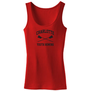 100% Cotton Charlotte Youth Rowing Club Tank Top - Womens
