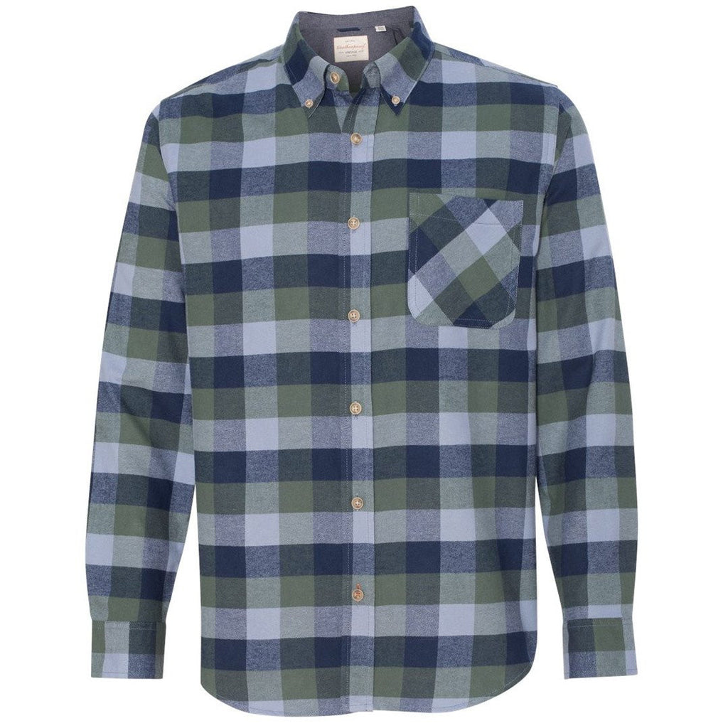 Chinook Vintage Men's Brushed Flannel Long Sleeve Shirt